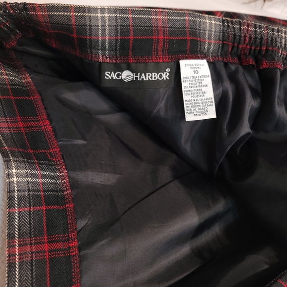 Full Length Plaid Skirt - Picture 7 of 10